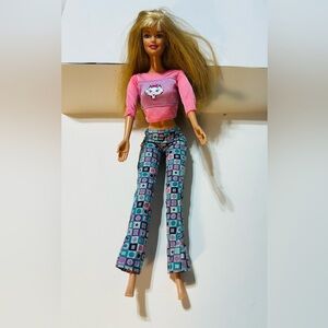 Barbie VTG Y2K Kitty Fun Barbie Fashion Doll 2000 #28612 In Original Outfit